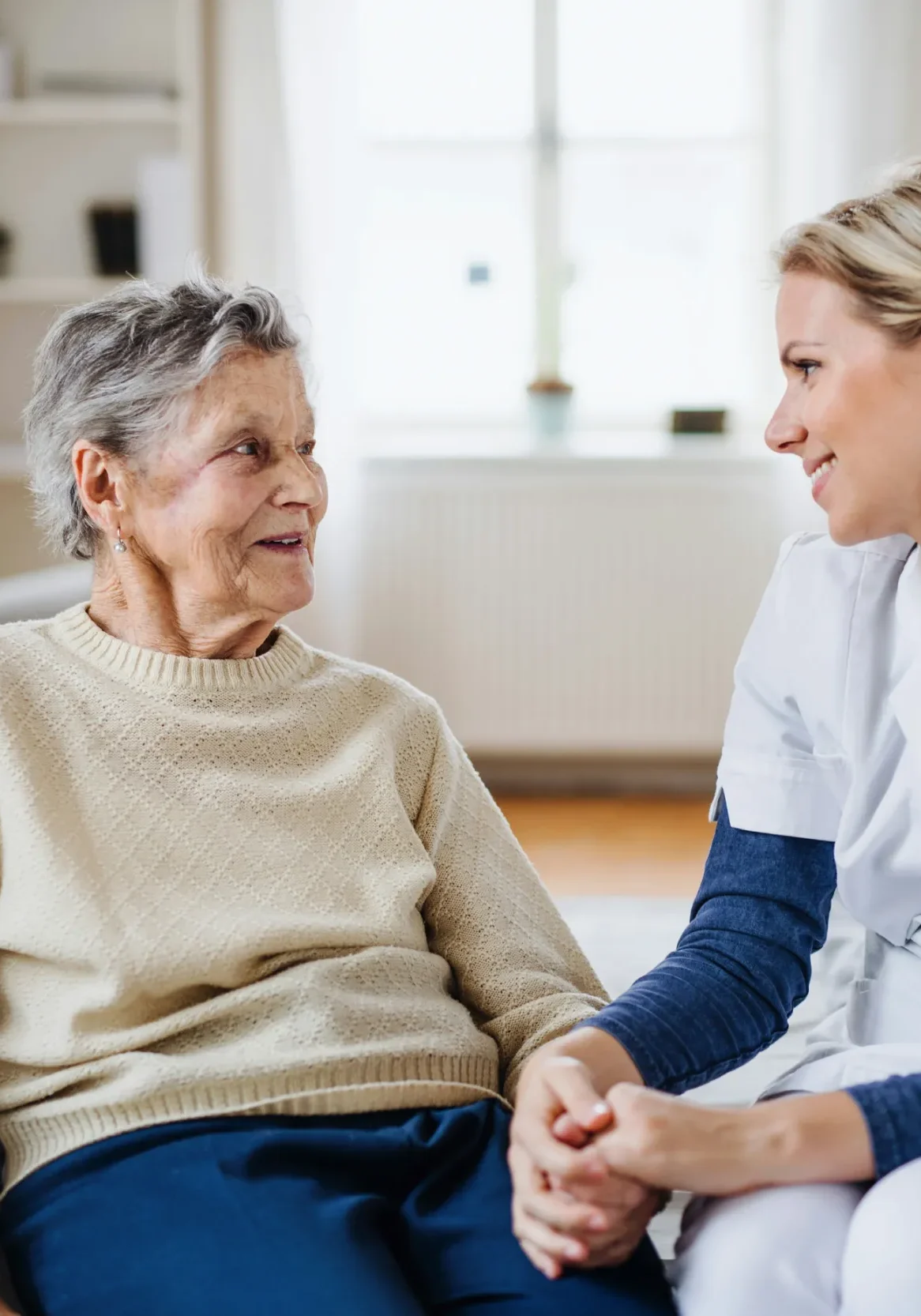 LAH - nurse caring for patient at home